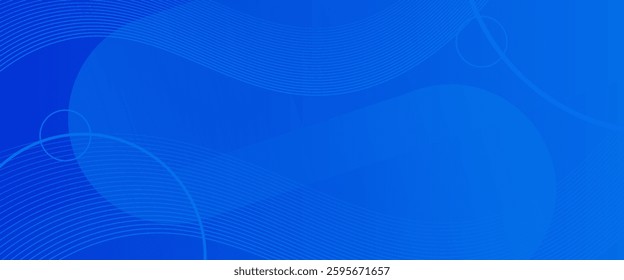 Abstract blue geometric wave background. Dynamic shapes composition pattern. Eps10 vector illustration