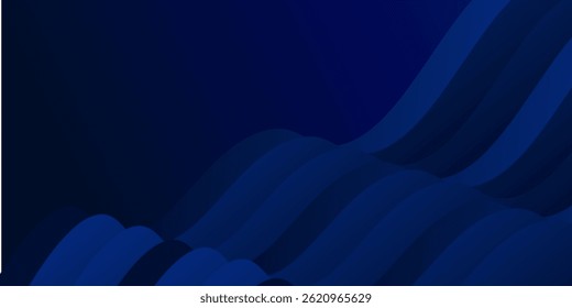 Abstract blue geometric wave background. Dynamic shapes composition pattern. Eps10 vector illustration