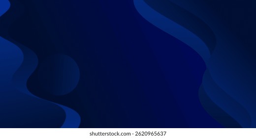 Abstract blue geometric wave background. Dynamic shapes composition pattern. Eps10 vector illustration