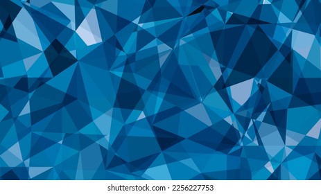 Abstract blue geometrical for background - Shutterstock ID 2256227753