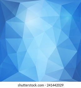 Abstract Blue Geometrical Background
