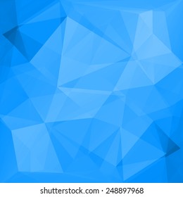 Abstract blue geometrical background