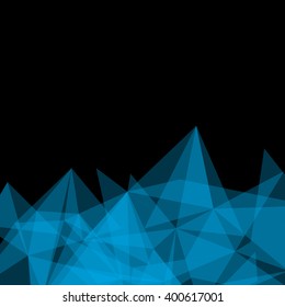 Abstract blue geometrical background