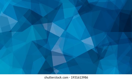 Abstract Blue Geometrical Background. Design Template For Brochures, Flyers, Magazine