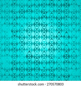 Abstract Blue Geometrical Background, Vector Illustration