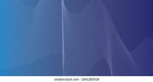 Resumen Fondo del vector geométrico azul. Estructura de conexión. Antecedentes científicos. Tecnología futurista. conexión de puntos y líneas. fondo digital con partículas.
