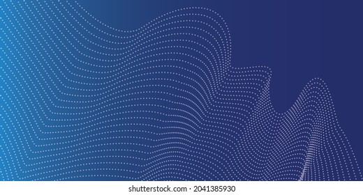 Abstract Blue Geometrical Vector Background. Connection structure. Science background. Futuristic Technology. connecting dots and lines. digital background with particles.
