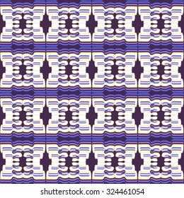 Abstract blue geometrical vector seamless pattern. Can be used  for wallpaper, web page background, wrapping paper, print on fabric.