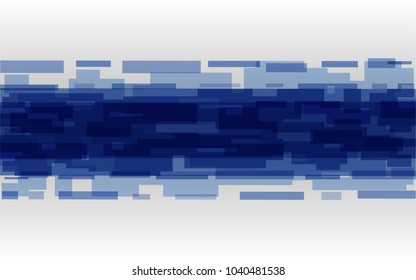 Abstract blue geometry background, vector illustration
