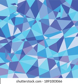 Abstract Blue Geometry Background Vector Illustration.