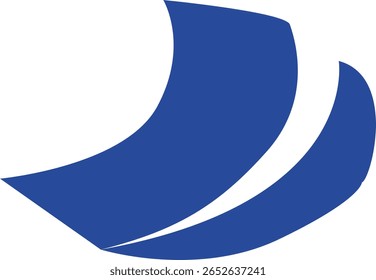 Abstract Blue Globe Logo with some copy space area