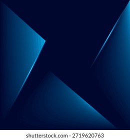 Fondo geométrico brillante azul Abstractas con efectos de luz futuristas. Traje para el Anuncio, folleto, presentación y cartel
