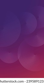 Abstract blue glowing geometric lines on dark blue background. Modern shiny blue circle lines pattern. Futuristic technology concept. Suit for cover, poster, banner, brochure, header, website