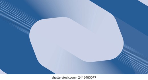 Abstract blue glowing geometric lines on dark background
