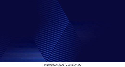 Abstract blue glowing geometric lines modern shiny blue circle lines pattern. abstract background blue