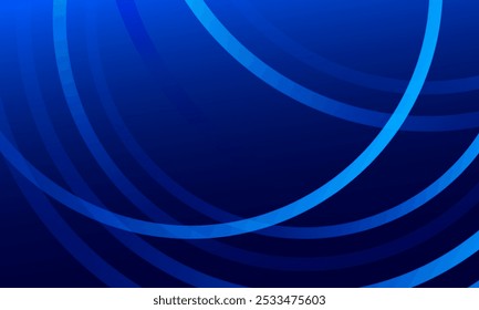 Abstract blue glowing geometric lines background. Vector illustration