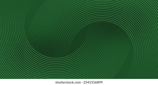 Abstract blue glowing geometric lines on dark blue background. Modern shiny blue circle lines pattern. Futuristic technology concept. Suit for cover, poster, banner, brochure, header, website. eps 10