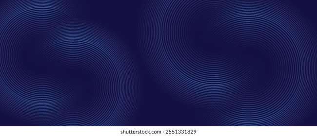 Abstract blue glowing geometric lines modern shiny blue circle lines pattern. Suit for cover, banner, brochure