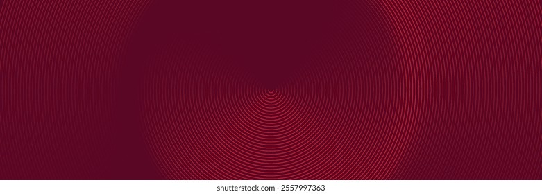 Abstract blue glowing geometric lines on dark blue background. Modern shiny blue circle lines pattern. Futuristic technology concept. Suit for cover, poster, banner, brochure, header, website. eps 10