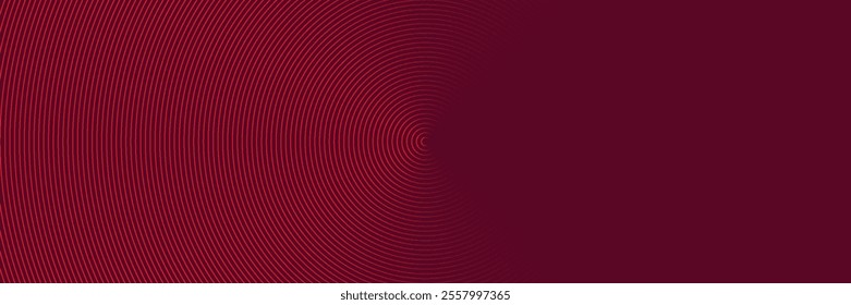 Abstract blue glowing geometric lines on dark blue background. Modern shiny blue circle lines pattern. Futuristic technology concept. Suit for cover, poster, banner, brochure, header, website. eps 10