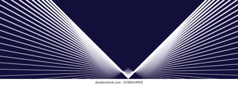 Abstract blue glowing geometric lines modern shiny blue circle lines pattern. Suit for cover, banner, brochure