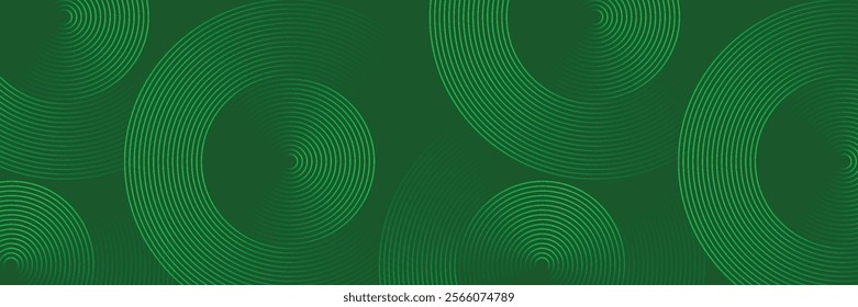 Abstract blue glowing geometric lines on dark blue background. Modern shiny blue circle lines pattern. Futuristic technology concept. Suit for cover, poster, banner, brochure, header, website. eps 10