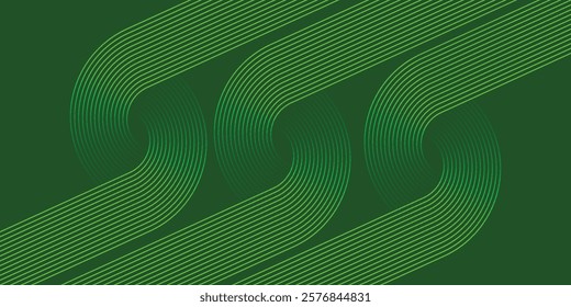 Abstract blue glowing geometric lines on dark blue background. Modern shiny blue circle lines pattern. Futuristic technology concept. Suit for cover, poster, banner, brochure, website. eps 10
