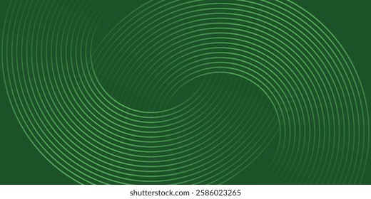 Abstract blue glowing geometric lines on dark blue background arts green blue