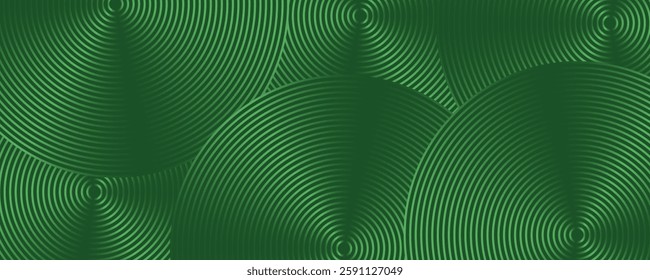 Abstract blue glowing geometric lines on dark blue background. Modern shiny blue circle lines pattern. Futuristic technology concept.