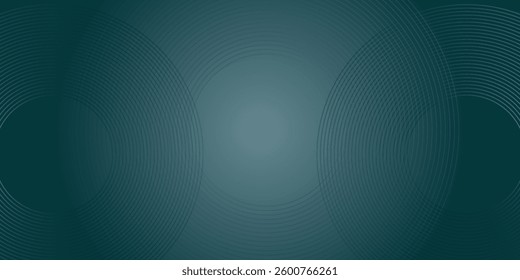 Abstract blue glowing geometric lines on dark blue background. Modern shiny blue circle lines pattern. Futuristic technology concept. Suit for cover, poster, banner, brochure, header, website