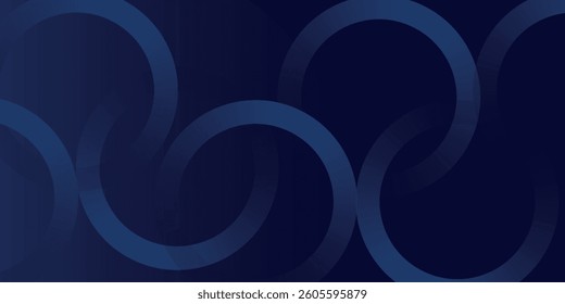 Abstract blue glowing geometric lines modern shiny blue circle lines pattern. Suit for cover, banner modern