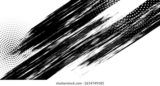 Abstract blue glowing geometric lines on dark blue background. Modern shiny blue circle lines pattern. Futuristic technology concept. Suit for cover, poster, banner, brochure, header, website. eps 10