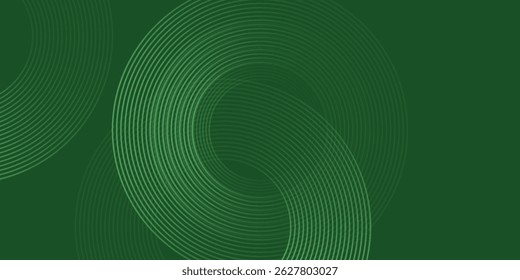 Abstract blue glowing geometric lines on dark blue background. Modern shiny blue circle lines pattern. Futuristic technology concept. Suit for cover, poster, banner, brochure, header, website. eps 10