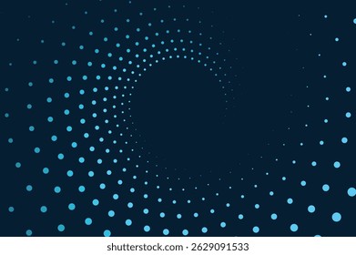 Fondo de puntos de líneas geométricas brillantes azules Abstractas. Moderno patrón de puntos azules brillantes. Concepto futurista de Tecnología digital. Diseño para el Sitio web de Anuncio de la cubierta. Ilustración vectorial.