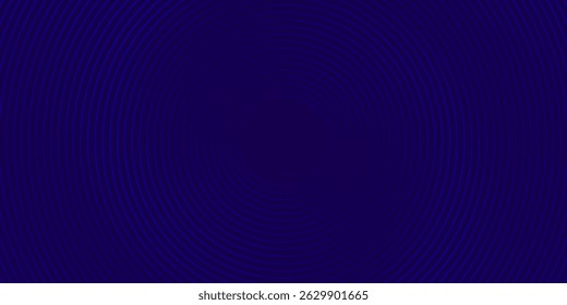 Líneas geométricas brillantes azules Abstractas sobre fondo azul oscuro. Moderno patrón de líneas de círculo azul brillante. Concepto de tecnología futurista. Traje para la cubierta, cartel, Anuncio, folleto, cabecera, Sitio web. eps 10