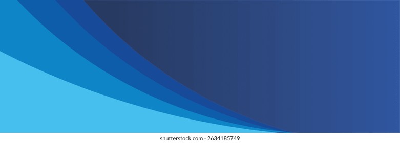 Abstract blue glowing geometric lines on dark blue background. Modern shiny blue circle lines pattern. Futuristic technology concept. Suit for cover, poster, banner, brochure, header, website