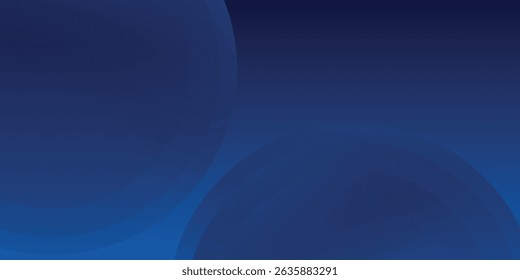 Líneas geométricas brillantes azules Abstractas sobre fondo azul oscuro. Círculo azul brillante moderno