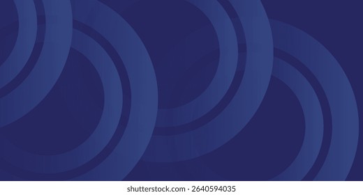 Abstract blue glowing geometric lines on dark blue background. vektor illustration	
