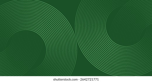 Abstract blue glowing geometric lines on dark blue background. Modern shiny blue circle lines pattern. Futuristic technology concept. Suit for cover, poster, banner, brochure, header, website. eps 10