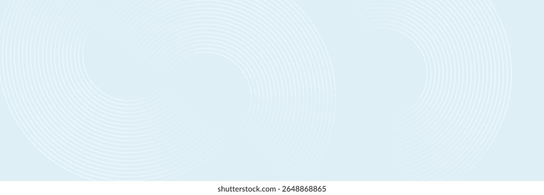 Líneas geométricas brillantes azules Abstractas sobre fondo azul oscuro. Moderno patrón de líneas de círculo azul brillante. Concepto de tecnología futurista. Traje para la cubierta, cartel, Anuncio, folleto, cabecera, Sitio web