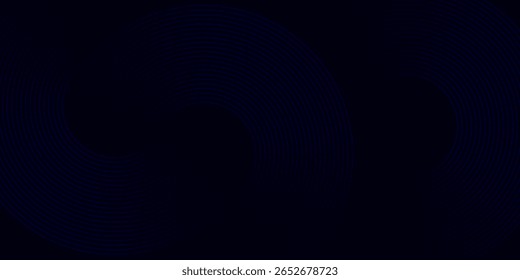 Abstrato azul brilhante linhas geométricas moderno brilhante azul círculo linhas padrão. Terno para capa, banner, brochura
