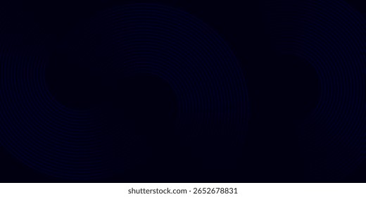Líneas geométricas brillantes azules Abstractas Modelo azul brillante moderno de las líneas circulares. Traje para la cubierta, Anuncio, folleto