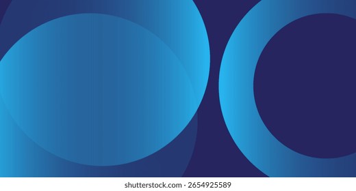 Líneas geométricas brillantes azules Abstractas sobre fondo azul oscuro. ilustración vectorial