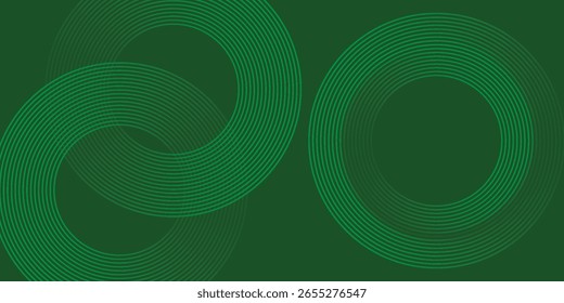 Abstract blue glowing geometric lines on dark blue background. Modern shiny blue circle lines pattern.