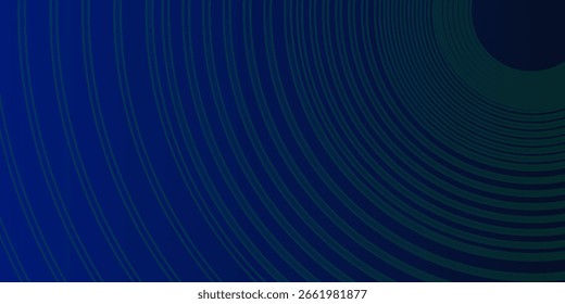 Líneas geométricas brillantes azules Abstractas Modelo azul brillante moderno de las líneas circulares. Traje para la cubierta, Anuncio, moderno