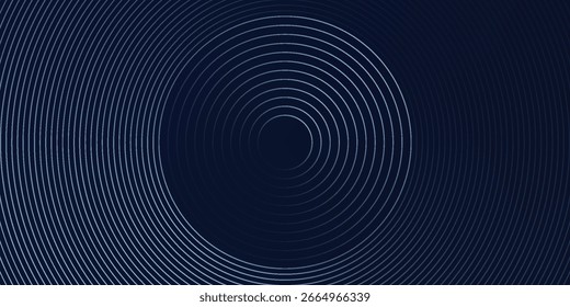 Líneas geométricas brillantes azules Abstractas Modelo azul brillante moderno de las líneas circulares. Traje para la cubierta, Anuncio, moderno. Eps 10