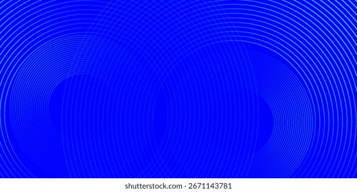Abstrato azul brilhante linhas geométricas no fundo azul escuro. layout bom bom simples arte