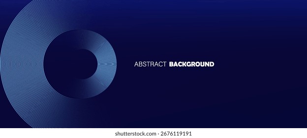 Abstract blue glowing geometric lines modern shiny blue circle lines pattern. vector modern,creative design