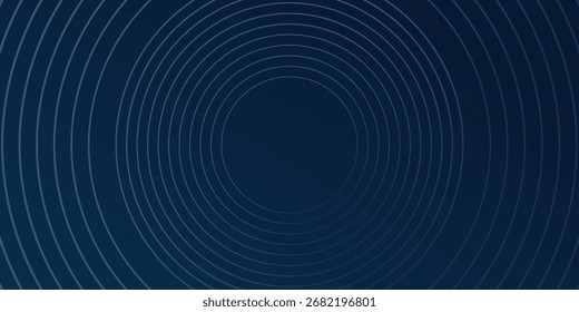 Abstrato azul brilhante linhas geométricas no fundo azul escuro moderno