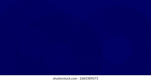 Líneas geométricas brillantes azules Abstractas Modelo azul brillante moderno de las líneas circulares. Traje para la cubierta, Anuncio, folleto